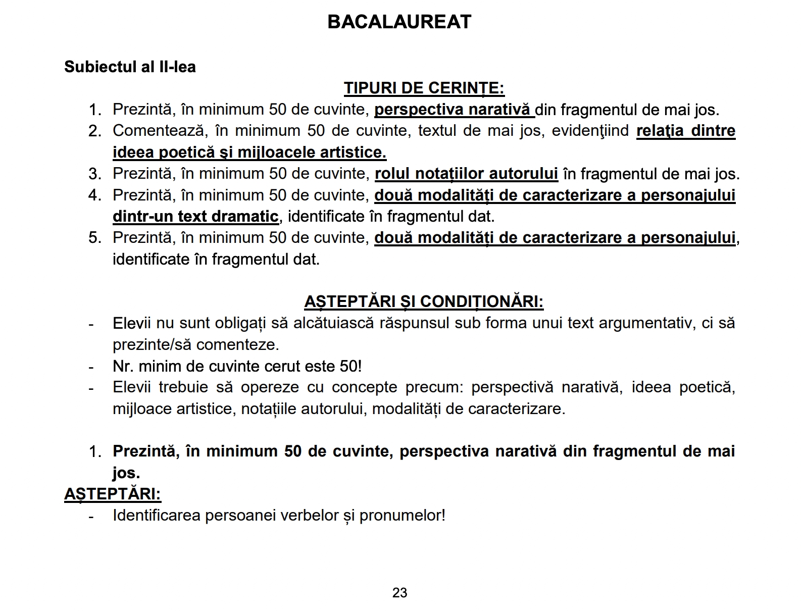 Ghid Pentru Simularea Examenelor Naționale, La Limba Română, Publicat ...